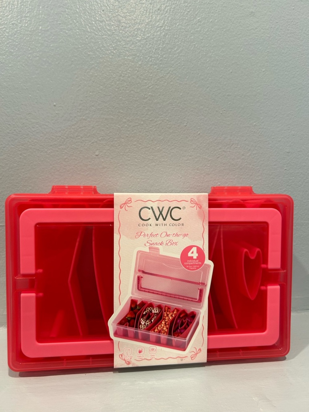 CWC Perfect On-The-Go Snack Box, X❤️X❤️